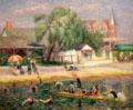 Beach at Blue Point painting by William Glackens at Memorial Art Gallery. Rochester, NY.