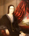 Portrait of Angeline Wildey Dixon attrib. Jefferson Gauntt at Memorial Art Gallery. Rochester, NY.