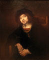 Portrait of a young man in armchair by Rembrandt van Rijn at Memorial Art Gallery. Rochester, NY.
