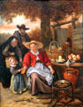 Pancake Woman painting by Jan Steen at Memorial Art Gallery. Rochester, NY.
