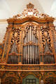Italian Baroque organ at Memorial Art Gallery. Rochester, NY.