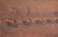 Waterloo Bridge, Veiled Sun by Claude Monet at Memorial Art Gallery. Rochester, NY.