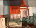 Zirchow VI painting by Lyonel Feininger at Memorial Art Gallery. Rochester, NY.
