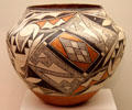 Acoma Pueblo polychrome earthenware storage jar at Memorial Art Gallery. Rochester, NY.