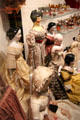 19th C dolls with finely sewn costumes at The Strong National Museum of Play. Rochester, NY.