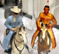 Lone Ranger & Tonto figures at The Strong National Museum of Play. Rochester, NY.