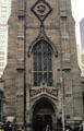 Front of Trinity Church. New York, NY.