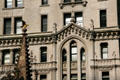 Gothic Revival details of Trinity Building. New York, NY.