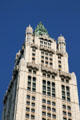 Crown of Woolworth Building. New York, NY.