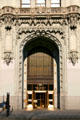 Entrance portal of Woolworth Building. New York, NY