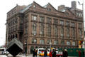 Cooper Union Building on Astor Place is oldest iron frame building in USA. New York, NY.