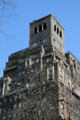 Low-rise building on northeast corner of Washington Square fronted by Waverly & University Place. New York, NY.