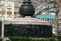 Independence Flagpole base by Anthony de Francisci in Union Square. New York, NY.