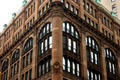 Brick, stone & terra cotta details of Roosevelt Building. New York, NY.