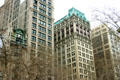 Buildings along northwest corner of Madison Square Park on Fifth Ave. New York, NY.