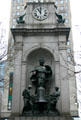 Bell Ringers Monument in Herald Square. New York, NY.