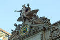 Glory of Commerce [aka Hermes or Mercury] sculpture group atop Grand Central Terminal. New York, NY