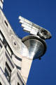 Art Deco winged torch of Chrysler Building. New York, NY.