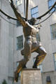 Atlas sculpture by Lee Lawrie at Rockefeller Center on Fifth Ave. New York, NY