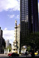 Columbus Circle with Columbus Monument & Trump International Tower. New York, NY.