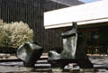Reclining Figure by Henry Moore at Lincoln Center Theater. New York, NY.