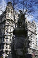 Giuseppe Verdi statue by Pasquale Civiletti in Verdi Square. New York, NY.