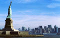 Statue of Liberty & New York City skyline. New York, NY.