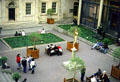 Courtyard in Metropolitan Museum of Art. New York, NY.