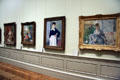 Gallery of Impressionist art in Metropolitan Museum of Art. New York, NY.