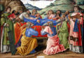 Death of the Virgin with Saints painting by Bartolomeo Vivarini at Metropolitan Museum of Art. New York, NY.