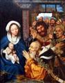 Adoration of the Magi painting by Quentin Maasys at Metropolitan Museum of Art. New York, NY.