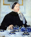 Lady at the Tea Table painting by Mary Cassatt at Metropolitan Museum of Art. New York, NY.