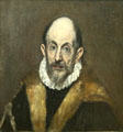 Portrait of a Man by El Greco at Metropolitan Museum of Art. New York, NY.