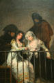 Majas on a Balcony painting by Francisco de Goya at Metropolitan Museum of Art. New York, NY.