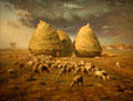 Haystacks: Autumn painting by Jean-François Millet at Metropolitan Museum of Art. New York, NY.