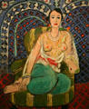 Seated Odalisque painting by Henri Matisse at Metropolitan Museum of Art. New York, NY.