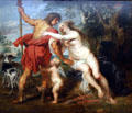 Venus & Adonis painting by Peter Paul Rubens at Metropolitan Museum of Art. New York, NY.