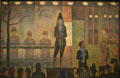 Circus Sideshow by Georges Seurat at Metropolitan Museum of Art. New York, NY.