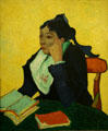 L'Arlésienne: Mme. Joseph-Michel Ginoux by Vincent van Gogh at Metropolitan Museum of Art. New York, NY.
