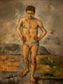 The Bather painting by Paul Cézanne at MoMA. New York, NY.