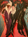 Street, Berlin painting by Ernst Ludwig Kirchner at MoMA. New York, NY.