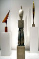 Sculptures by Constantin Brancusi - The Cock , Maiastra , Bird in Space at MoMA. New York, NY.