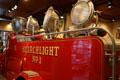 Lights on NYFD Searchlight No 1 at New York Fire Museum. New York, NY.