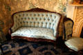Sofa in front parlor of Theodore Roosevelt Birthplace. New York, NY.