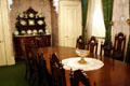 Dining room in Theodore Roosevelt Birthplace. New York, NY.