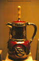 Copper & silver chocolate pot by Tiffany at Brooklyn Museum. New York, NY.
