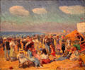 Crowd at Seashore painting by William Glackens at Metropolitan Museum of Art. New York, NY.