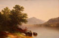 Lake George painting 1857 by John William Casilear of Hudson River School at Metropolitan Museum of Art. New York, NY.