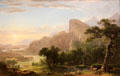 Landscape scene from Thanatopsis painting by Asher B. Durand at Metropolitan Museum of Art. New York, NY