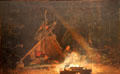 Camp Fire painting by Winslow Homer at Metropolitan Museum of Art. New York, NY.